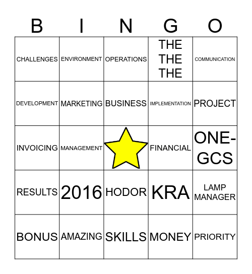 B*LLSH*T BINGO Card