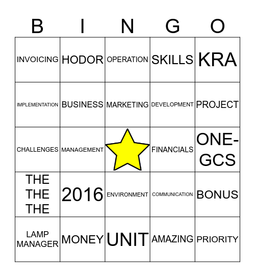 B*LLSH*T BINGO Card