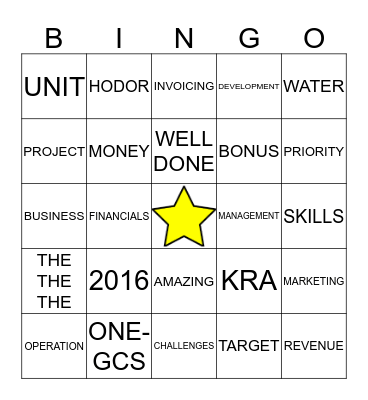 B*LLSH*T BINGO Card