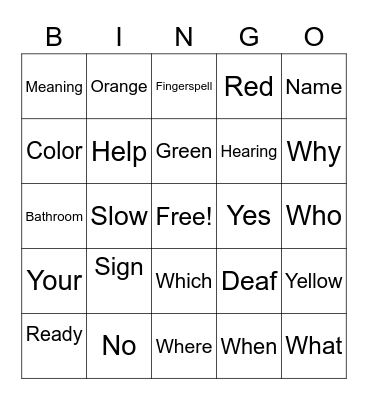 CMD 205 Midterm Review Bingo Card