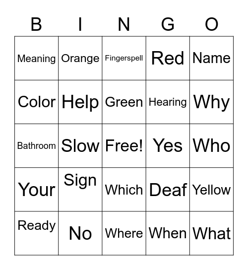 CMD 205 Midterm Review Bingo Card