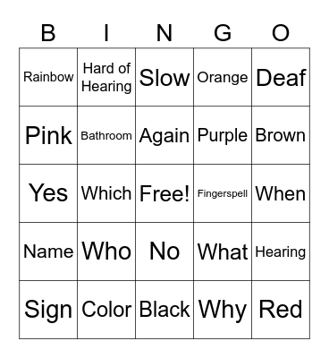 CMD 205 Midterm Review Bingo Card
