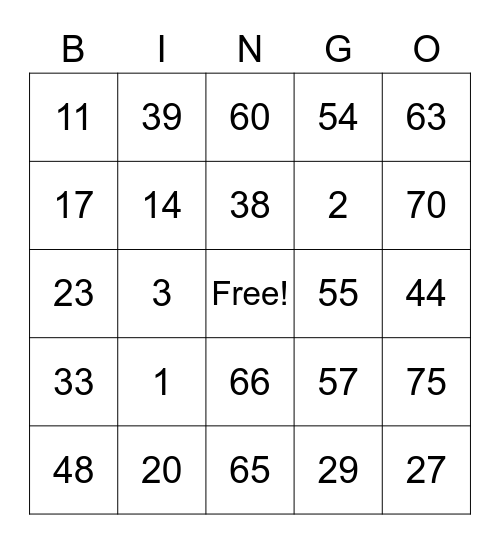 Vaporeon 282 Bingo Card
