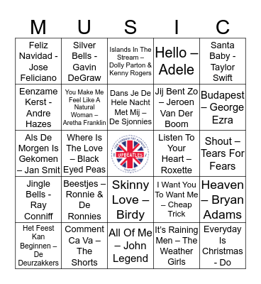 411 Bingo Card