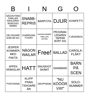 MELLO-BINGO 2023 Bingo Card