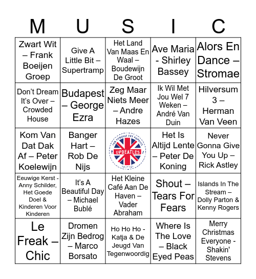 409 Bingo Card