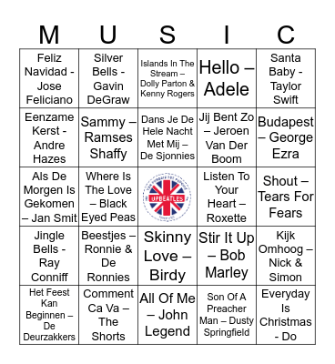 411 Bingo Card