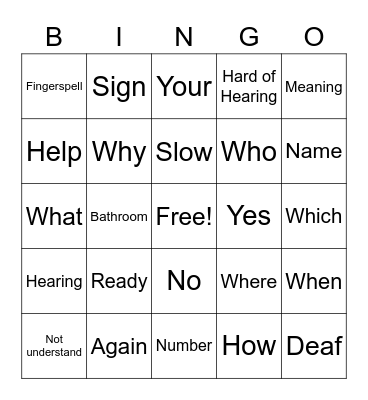 CMD 205 Midterm Review 1 Bingo Card
