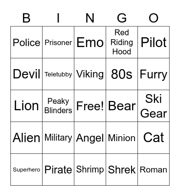 Maksim Carnaval Bingo Card