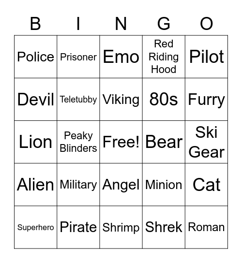 Maksim Carnaval Bingo Card