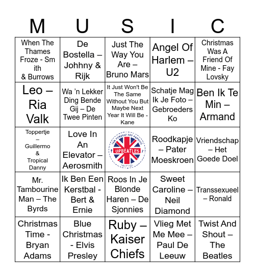 511 Bingo Card