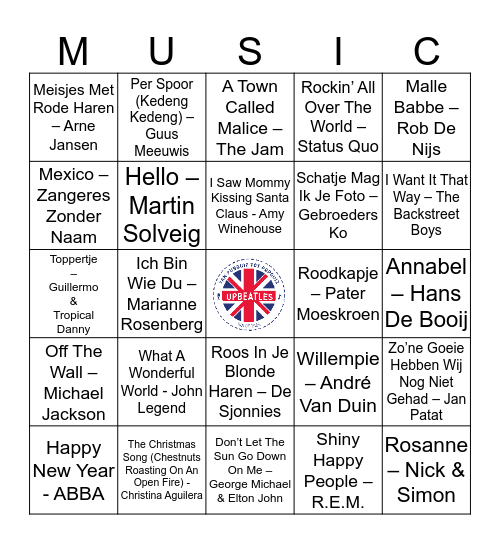 512 Bingo Card