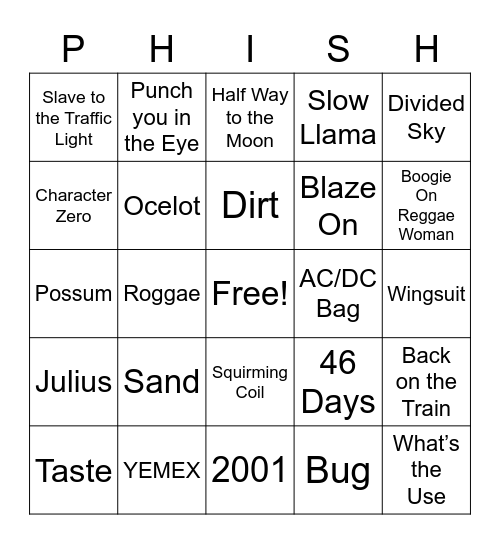 Tricia's Mexico Bingo 2023 Bingo Card
