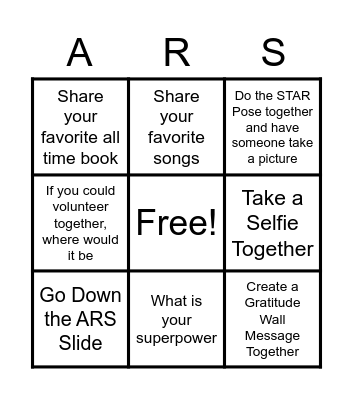 Muffins with Moms/Caregivers Bingo Card