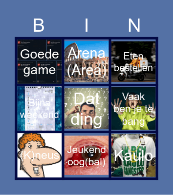 I am Ikke Bingo Card