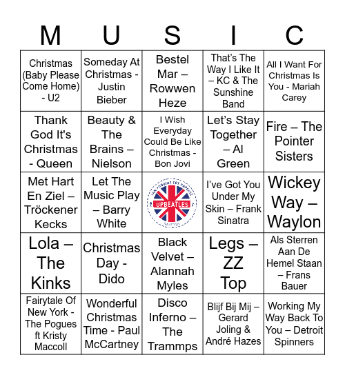 604 Bingo Card