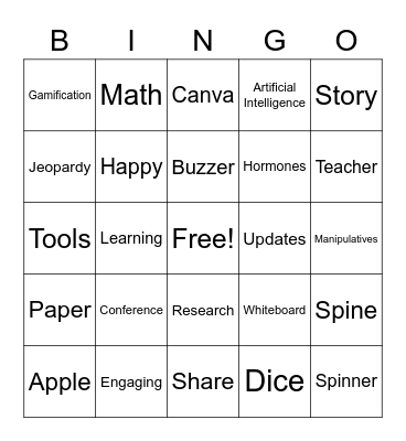 Bingobaker.com Pres. Fun Bingo Card