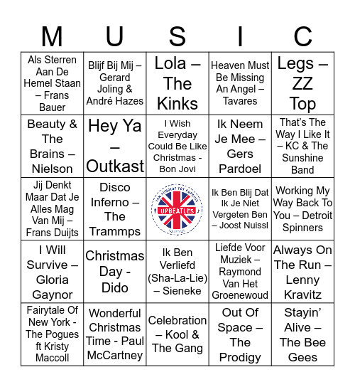 605 Bingo Card