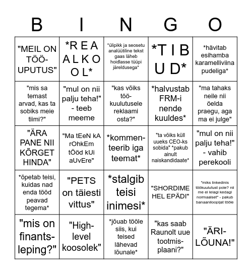 McLovin bingo vol2 Bingo Card