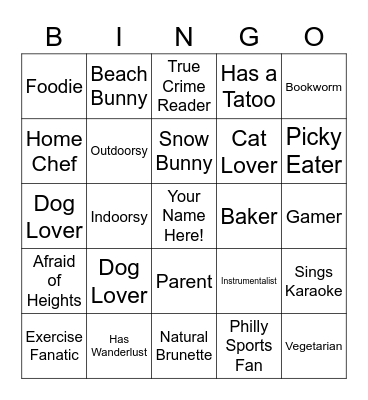 RENEW GET TO KNOW YOU! Bingo Card
