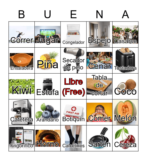 La Loteria Bingo Card