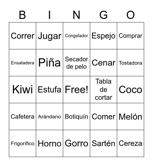 La Loteria Bingo Card