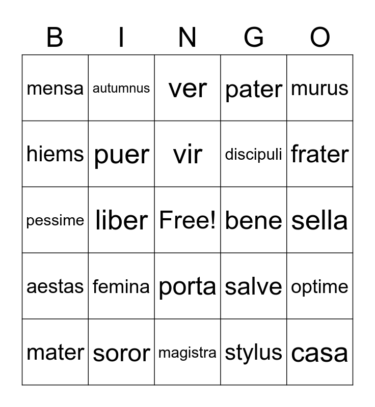 song-school-latin-book-2-chapters-1-8-bingo-card