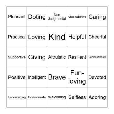 Terri’s Birthday Bingo Bash! Bingo Card