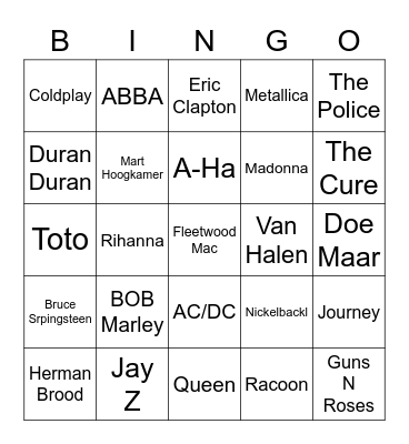 Wipneus en Pim Quiz Bingo Card