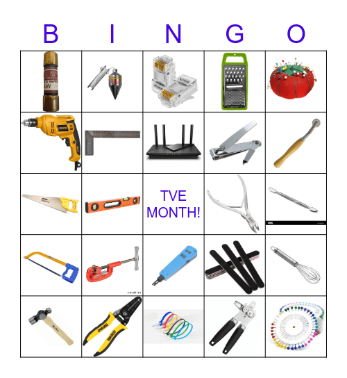 TVE MONTH! Bingo Card