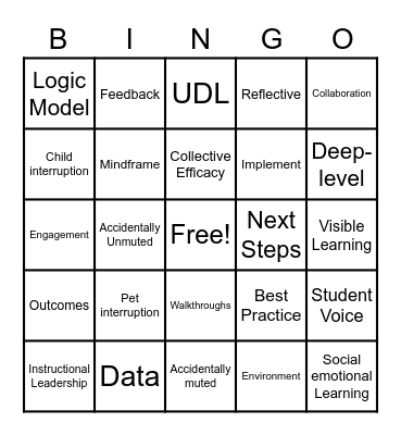 ILA Bingo Card