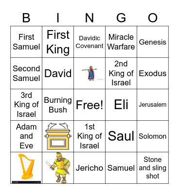 BIBLE BINGO Card