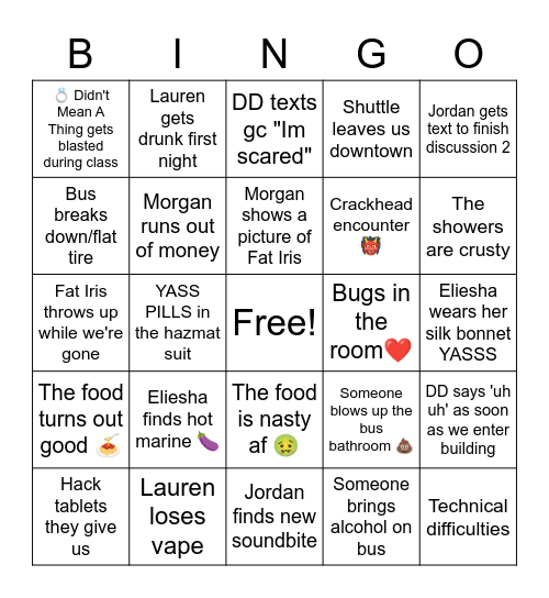 Tiny Town 2023 Bingo Card