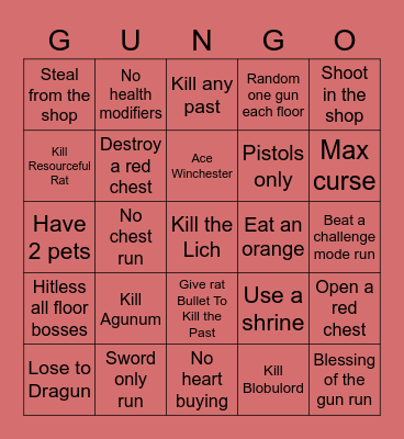 Enter the Bingo Card