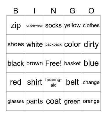 DRA ASL 1 Lessons 6-10 Review Bingo Card