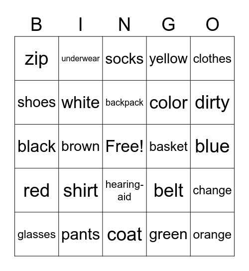 DRA ASL 1 Lessons 6-10 Review Bingo Card