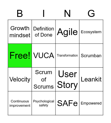 Corporate Rebel BINGO! Bingo Card
