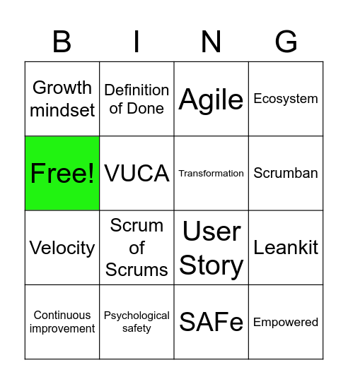 Corporate Rebel BINGO! Bingo Card