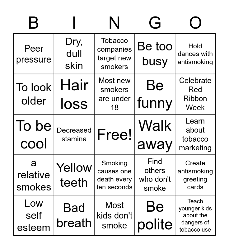 drug-prevention-bingo-card