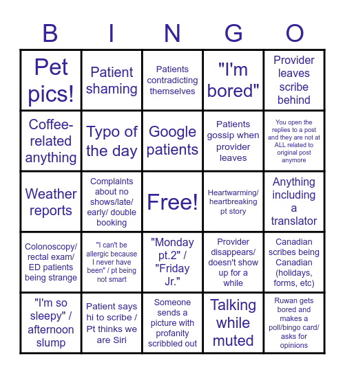 AQSol Bingo Card