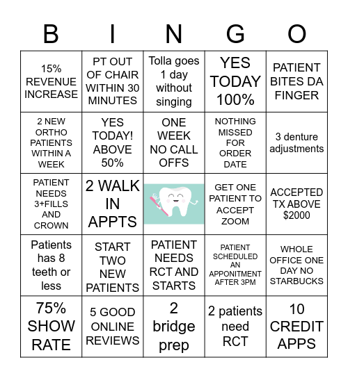 Aspen 1000 Bingo Card