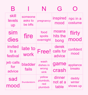 disney princess bingo Card