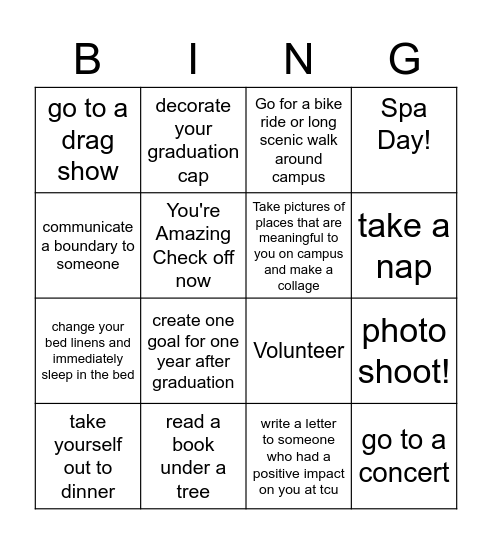Carework Bingo - Senior Edition! Bingo Card