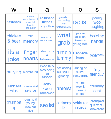 extraordinary attorney woo Bingo Card
