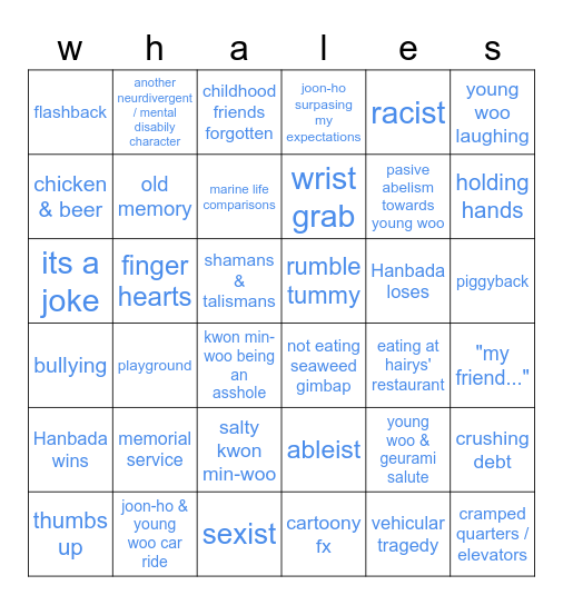 extraordinary attorney woo Bingo Card