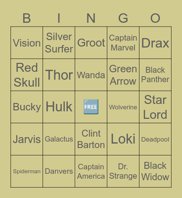 The Upside Down Bingo Card