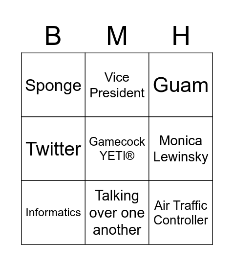 It's the Last Day! Bingo Card