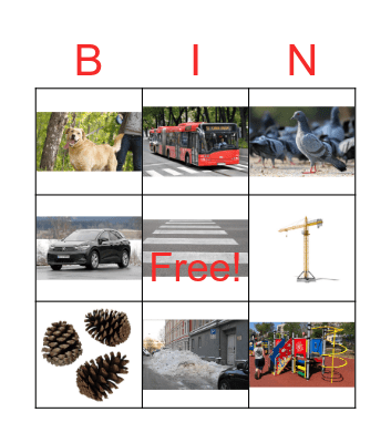 Bingo i nærområdet Bingo Card