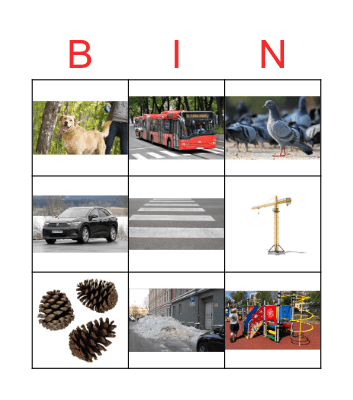 Bingo i nærområdet Bingo Card