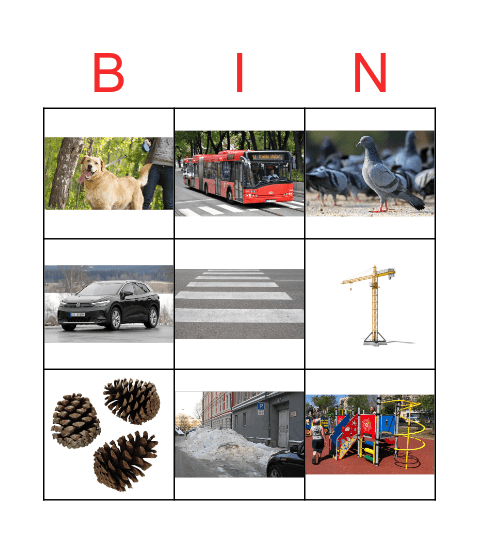 Bingo i nærområdet Bingo Card